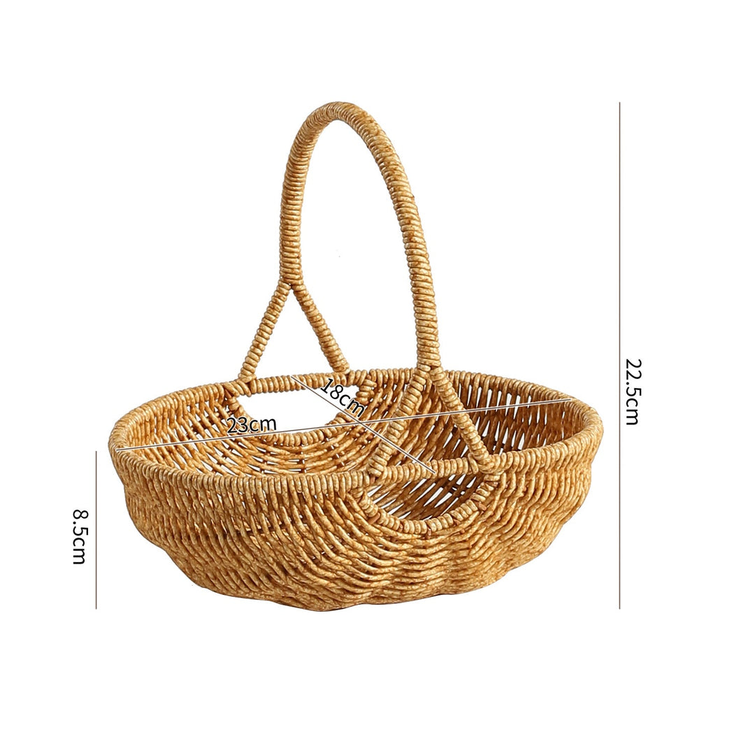 Handwoven Artisan Market Basket Stornfield
