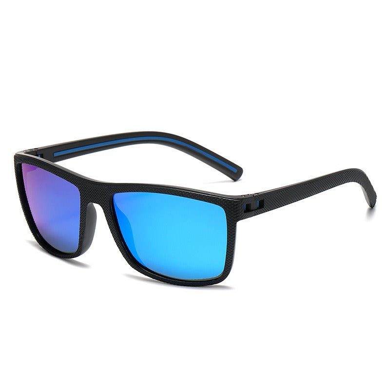 Unisex nan polarized sports sunglasses with lightweight textured frame and ergonomic, non-slip temples Stornfield
