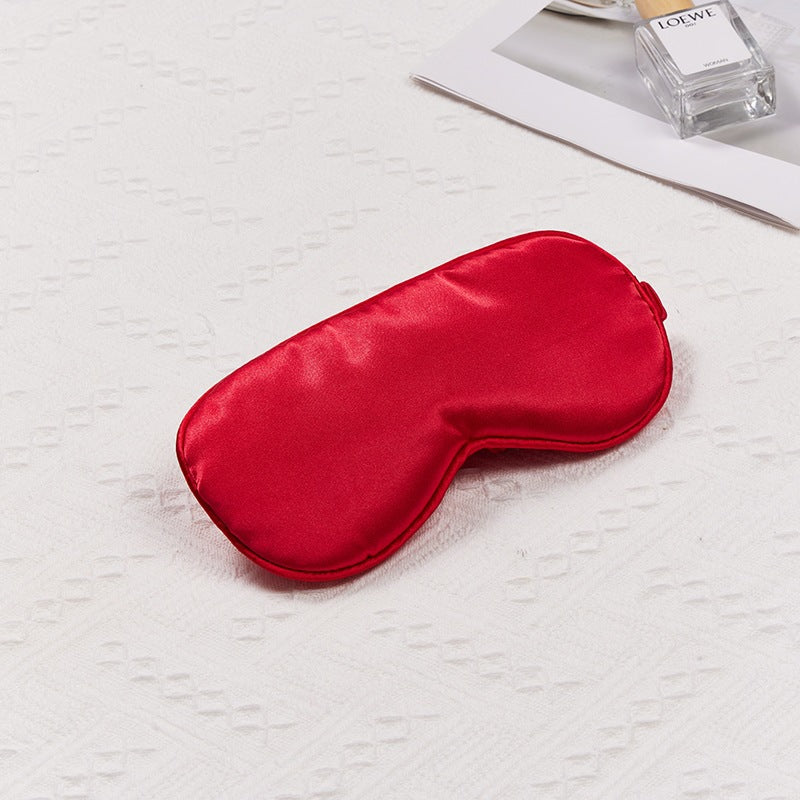 Women's ergonomic sleep mask made of satin-like material with contoured eye area Stornfield