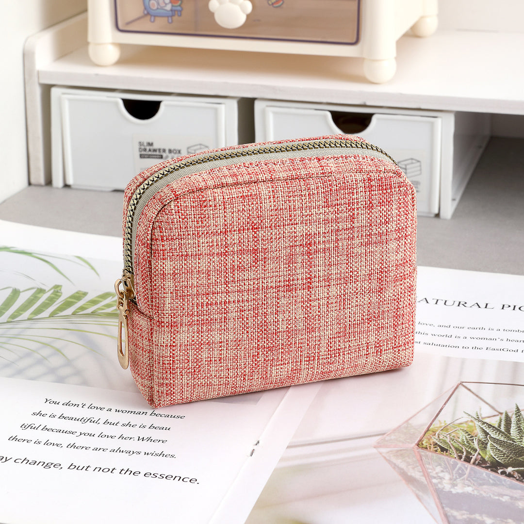 Compact Zippered Coin Purse