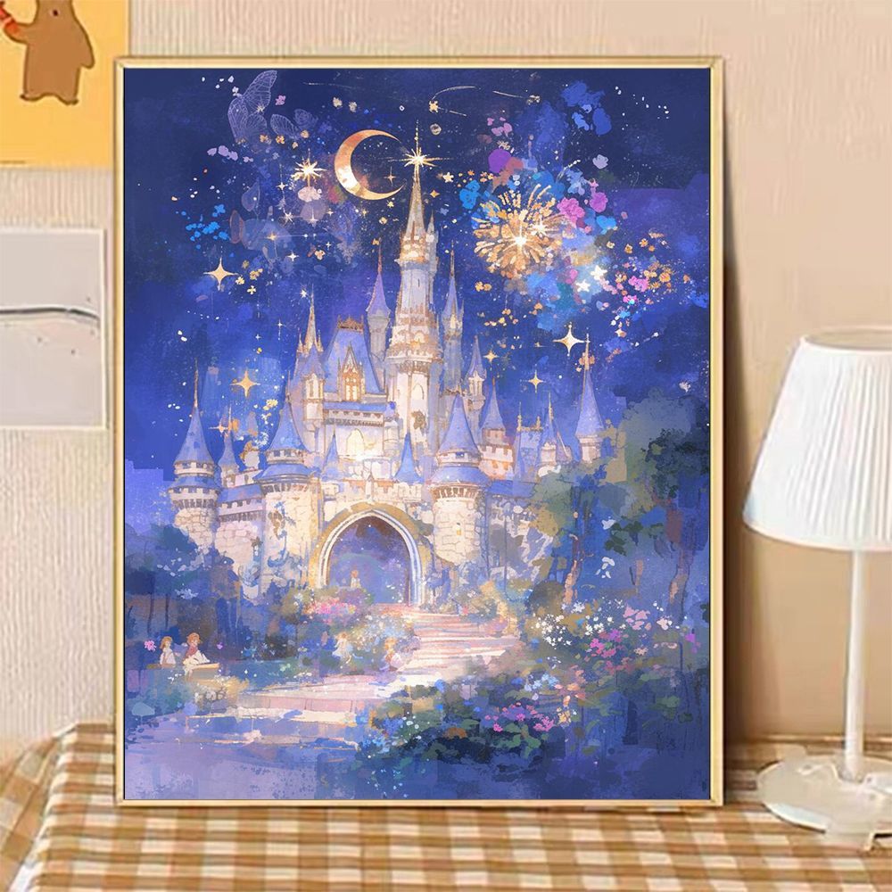 Enchanted Castle Landscape Canvas Art Stornfield