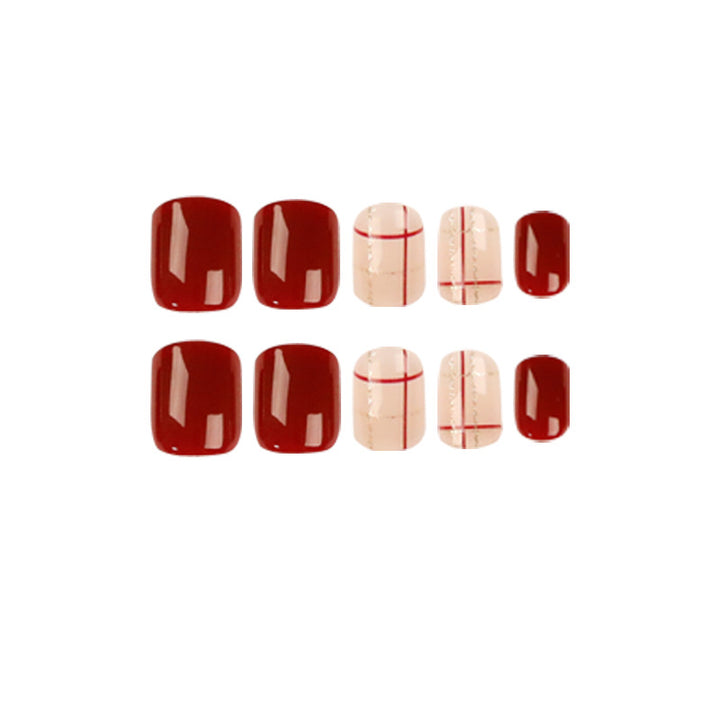 Artful Nail Extensions with Elegant Geometry Design Stornfield