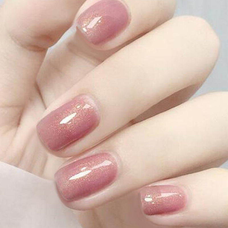 Glittery Gel Press-On Nails Stornfield
