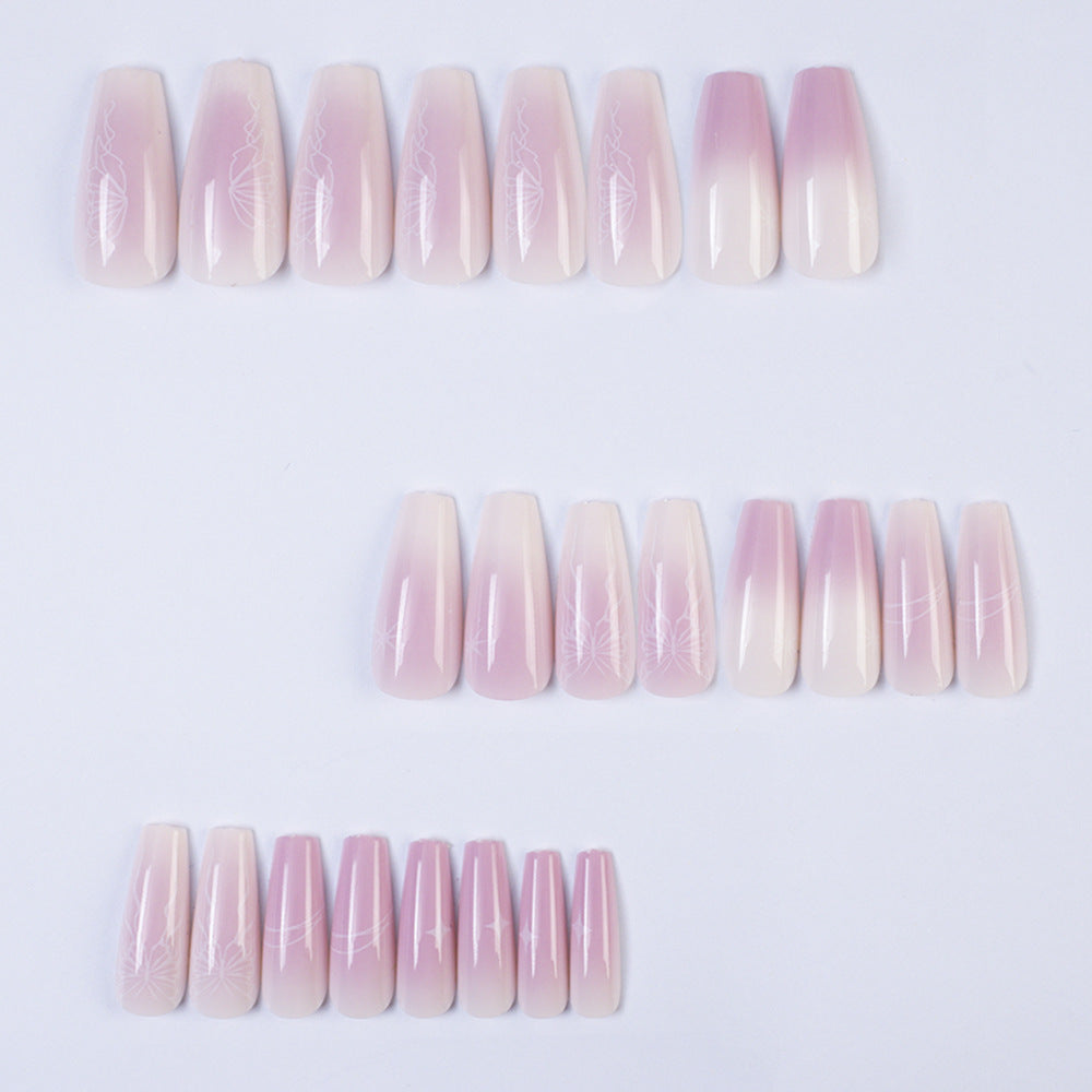 Artificial nails with elegant ombre effect Stornfield