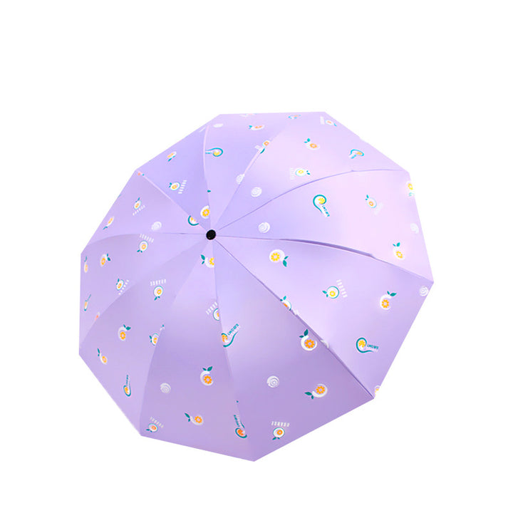 Ladies folding umbrella with cheerful motifs Stornfield