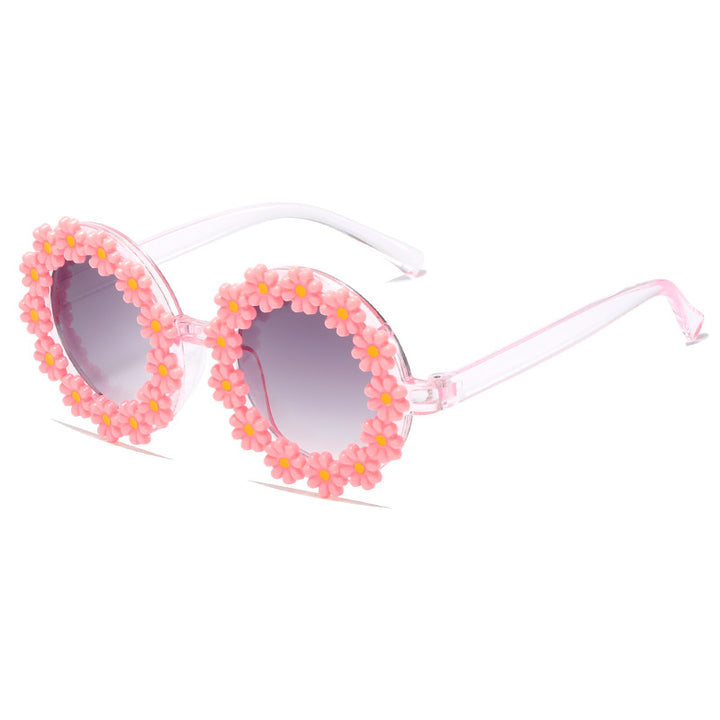 Women stylish sunglasses with floral applications Stornfield