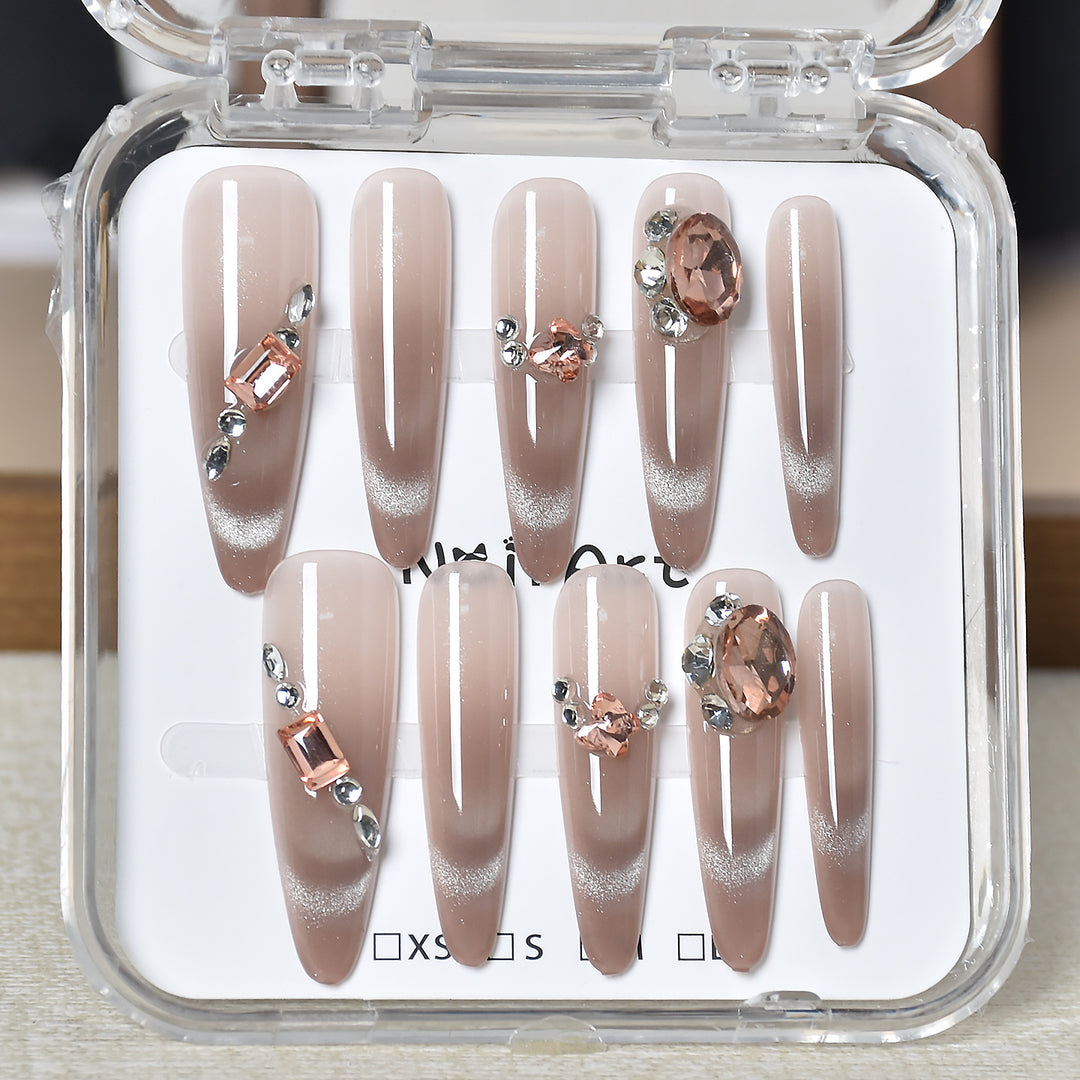 Premium Glamorous Press-On Nail Extensions Stornfield