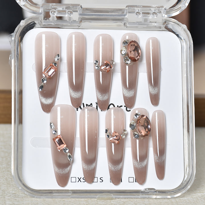 Premium Glamorous Press-On Nail Extensions Stornfield