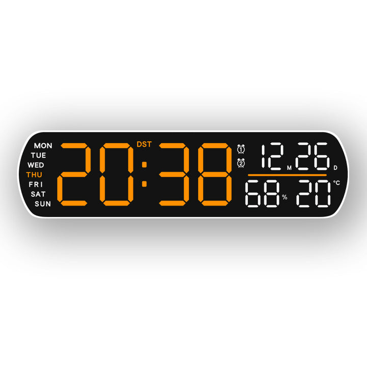 Digital wall clock with temperature and hygrometer display Stornfield