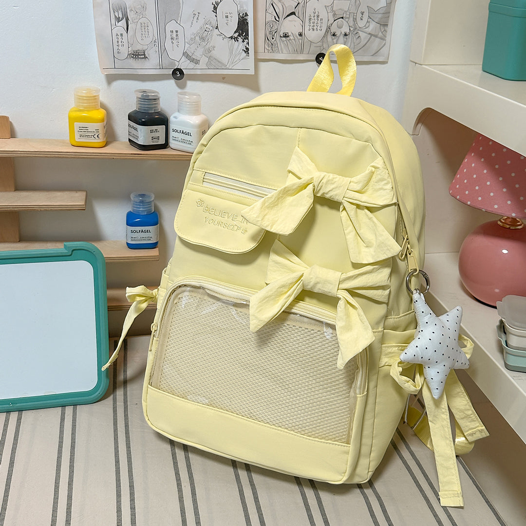Stylish Bow-Embellished Backpack Stornfield 1791205748