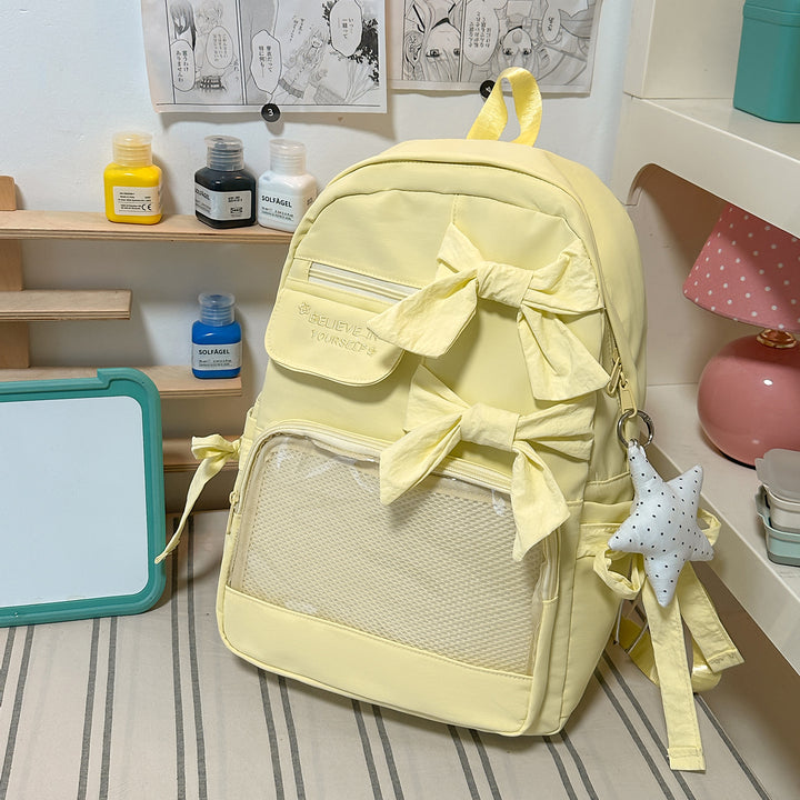 Stylish Bow-Embellished Backpack Stornfield 1791205748