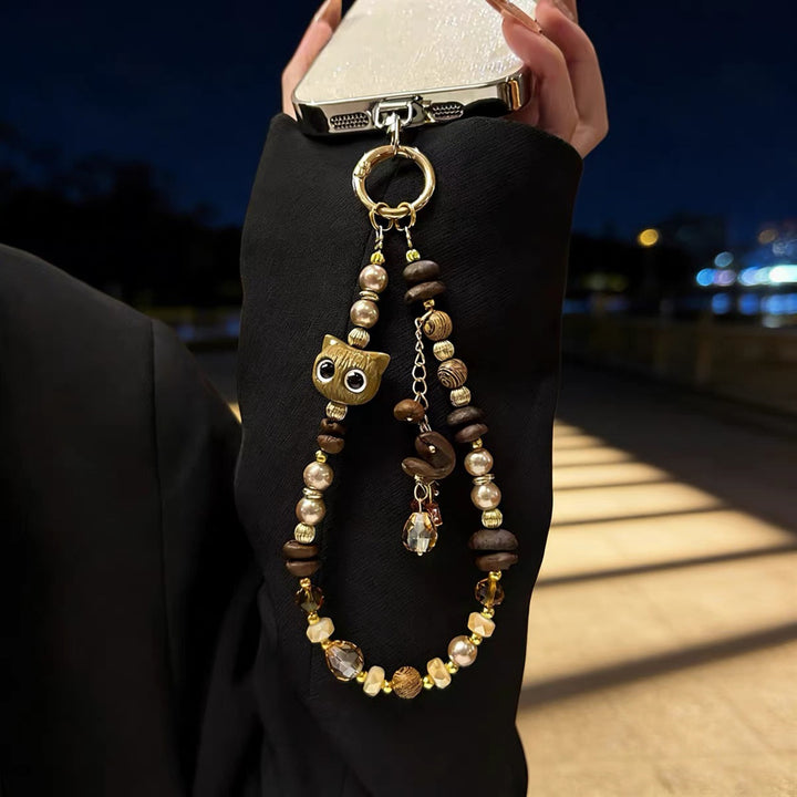 Artistic Beaded Phone Charm Holder Stornfield