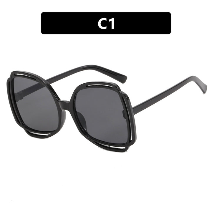 Women's oversized sunglasses in stylish retro design Stornfield