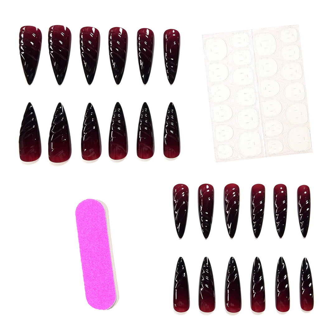 Elegant Long Stiletto Nail Art Extensions Stornfield