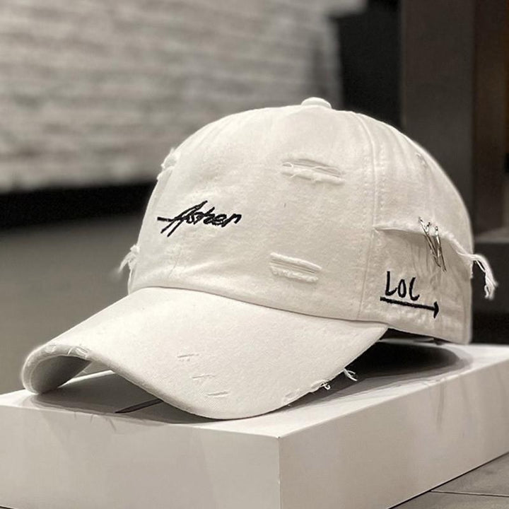 Men's Distressed Denim Cap Stornfield