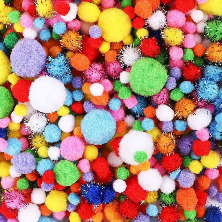 Unisex colorful craft pompons Stornfield