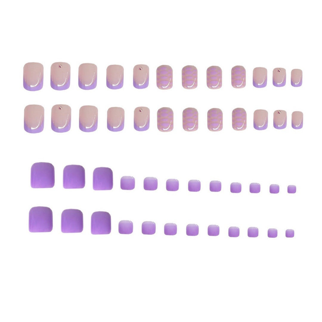 Patterned Press-On Nail Art Stornfield