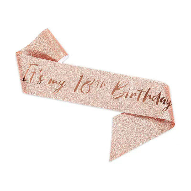 Ladies Festive 10th Birthday Decoration Ribbon Stornfield