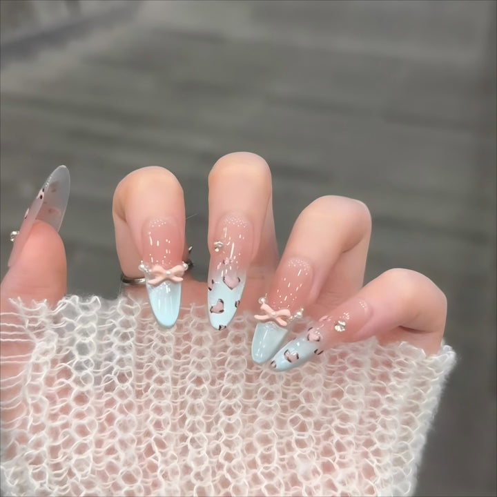 Artistic Decorative Press-On Nail Tips Stornfield