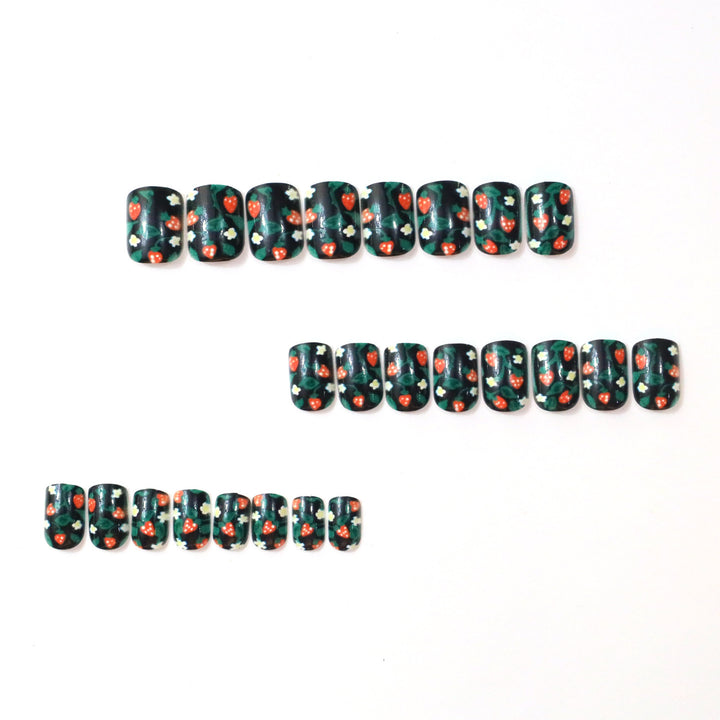 Floral-Patterned Gel Nail Art Stornfield