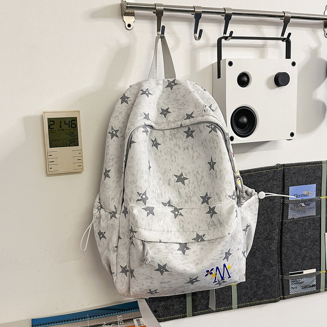 Star-Embellished Everyday Backpack Stornfield