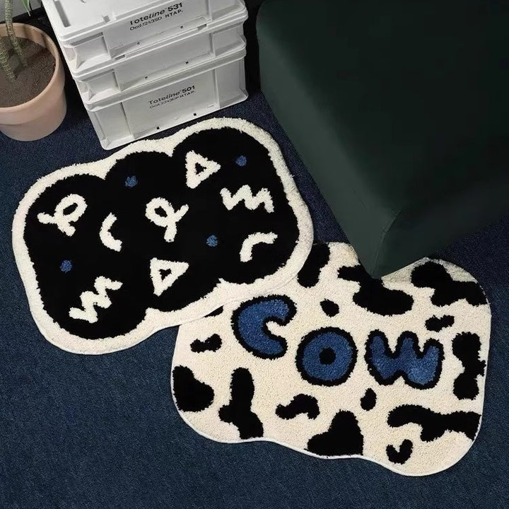 Decorative Plush Bath Mat