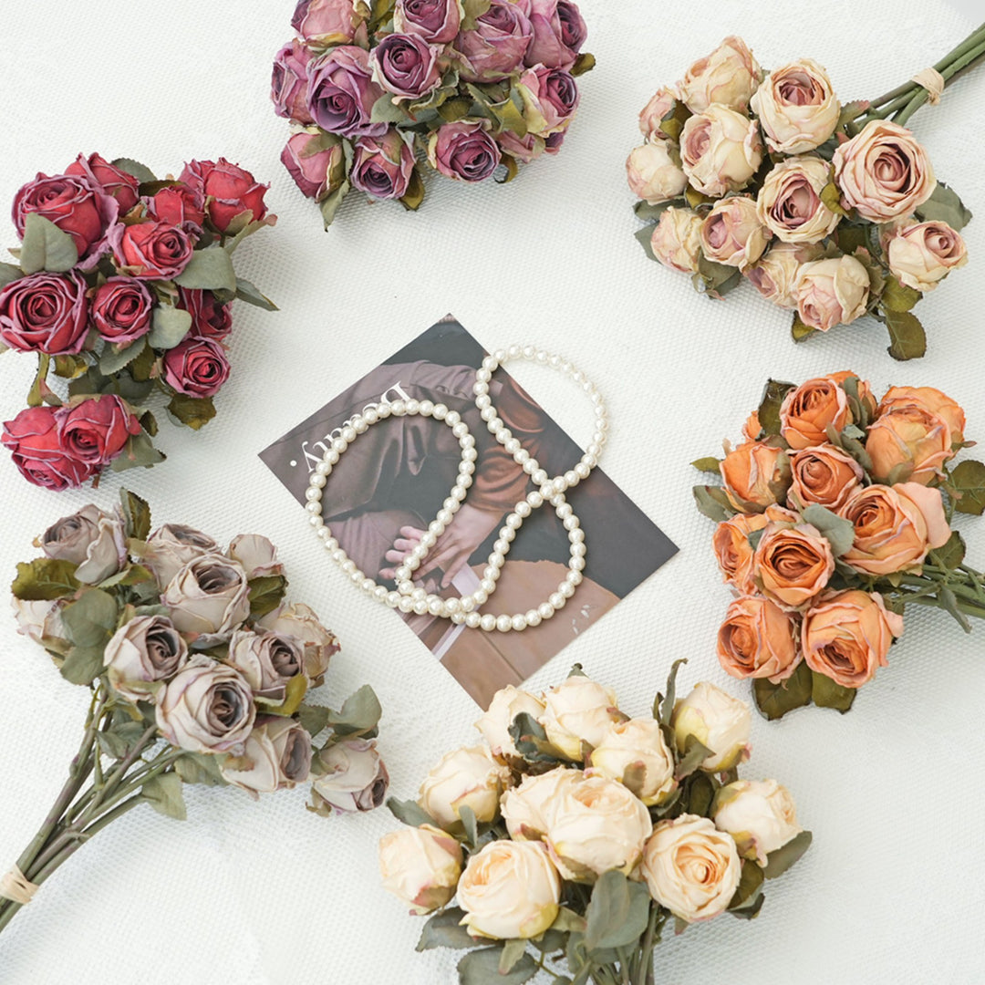 Realistic Artificial Rose Bouquet