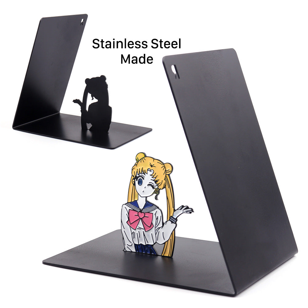 Decorative Stainless Steel Bookends