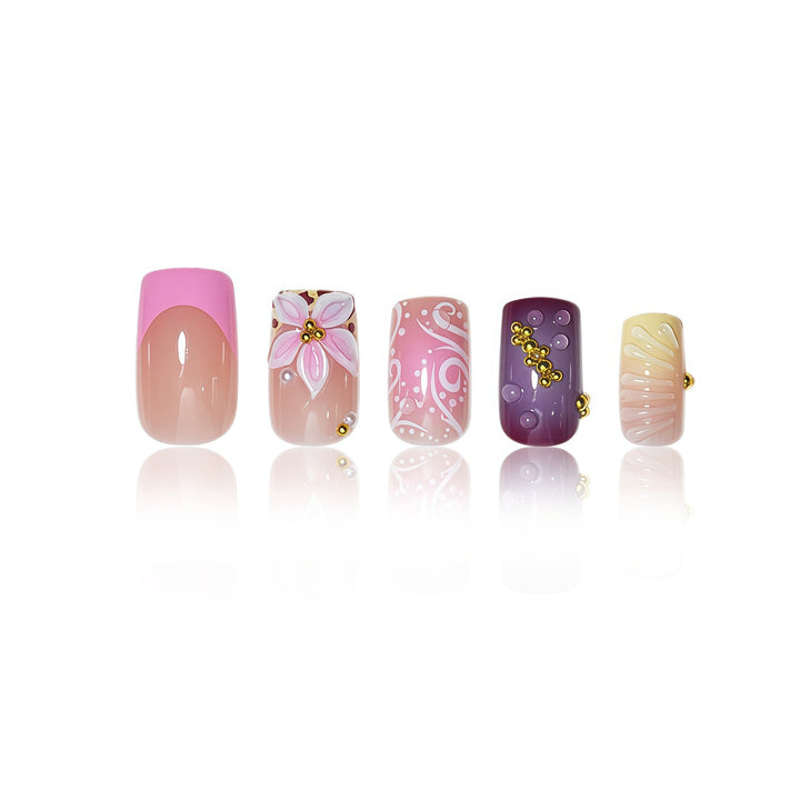 Artistic Decorative Press-On Nail Art Stornfield