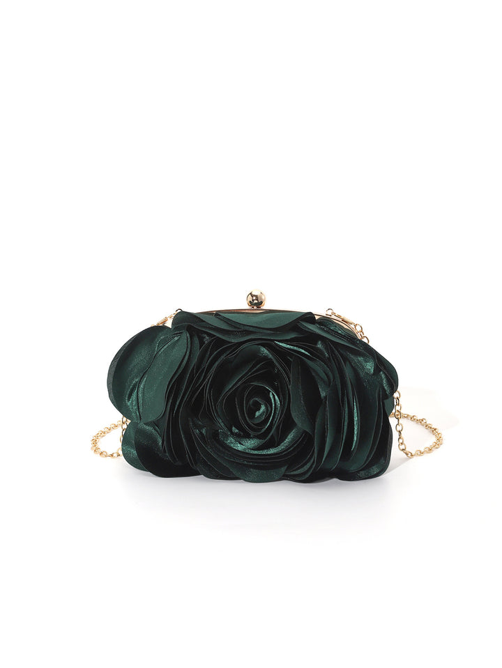 Floral Rose Clutch Bag