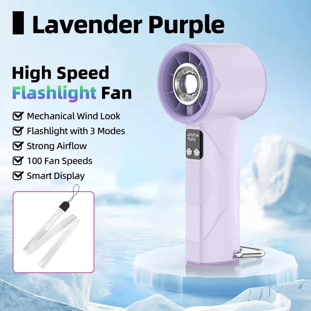 Ladies high-speed fan with flashlight Stornfield