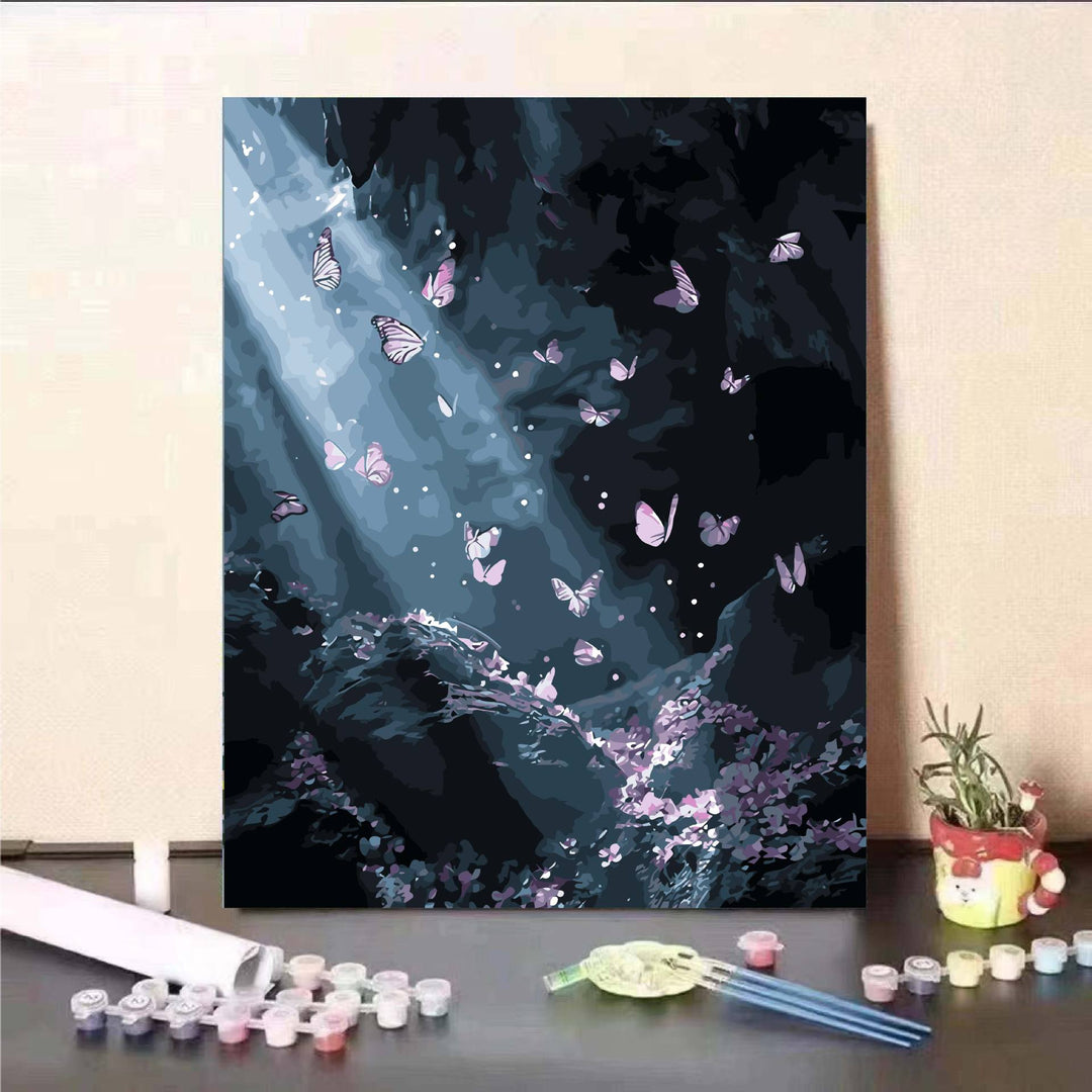 Floral Fantasy Paint by Numbers Wall Art Stornfield