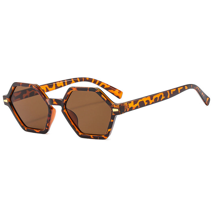Women's hexagonal sunglasses with fashionable design and UV protection Stornfield