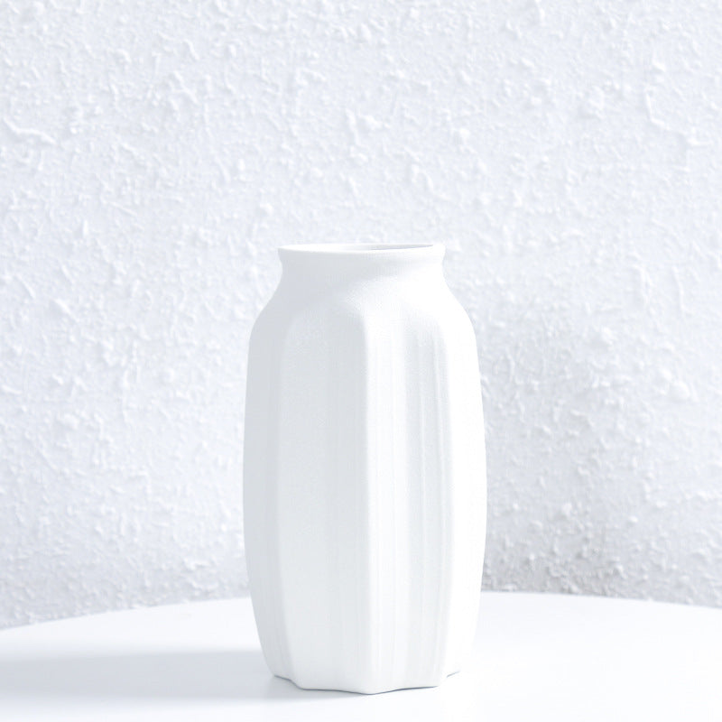 Textured Ceramic Floral Vase Stornfeild