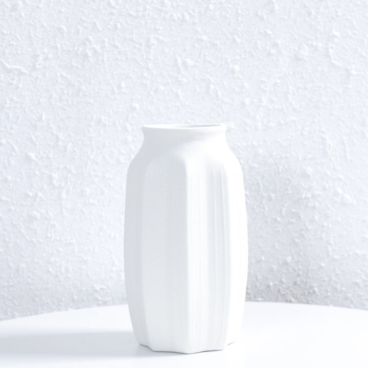 Textured Ceramic Floral Vase Stornfeild