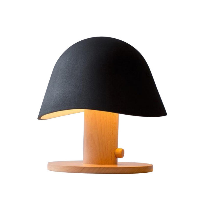 Modern Table Lamp with Unique Shade Design