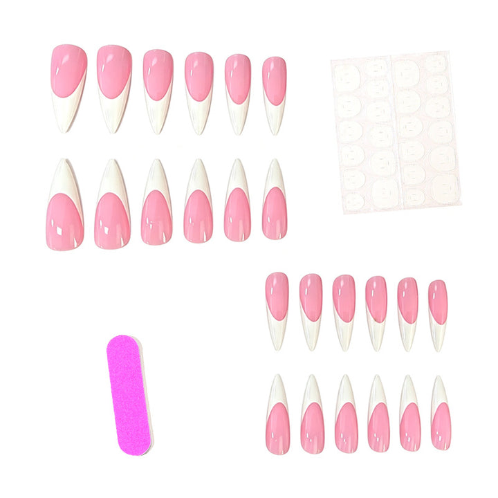 Elegant French Tip Nail Design Stornfield
