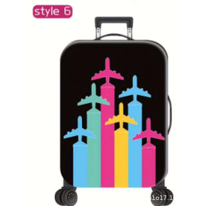 Unisex Hard Shell Travel Suitcase with Motivational Airplane Design Stornfield