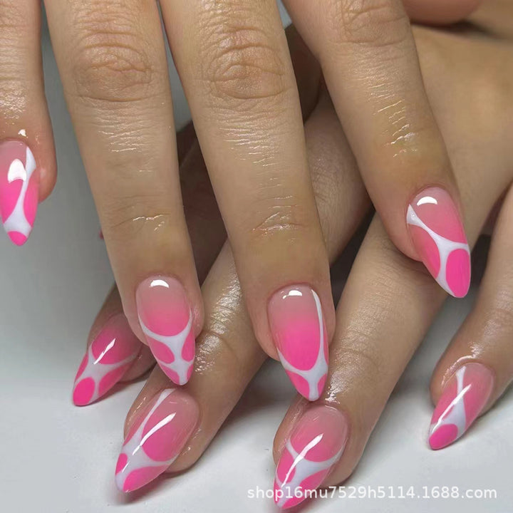 Artistic Abstract Press-On Nails Stornfield
