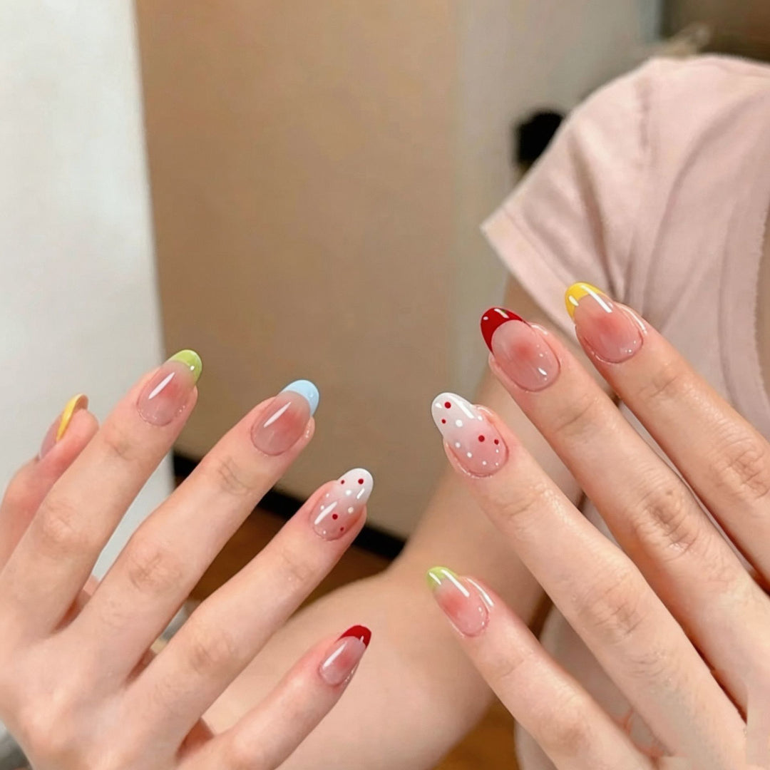 Whimsical Bunny-Themed Press-On Nail Art Set Stornfield