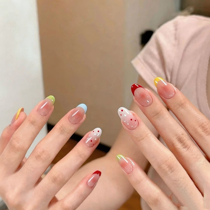 Whimsical Bunny-Themed Press-On Nail Art Set Stornfield