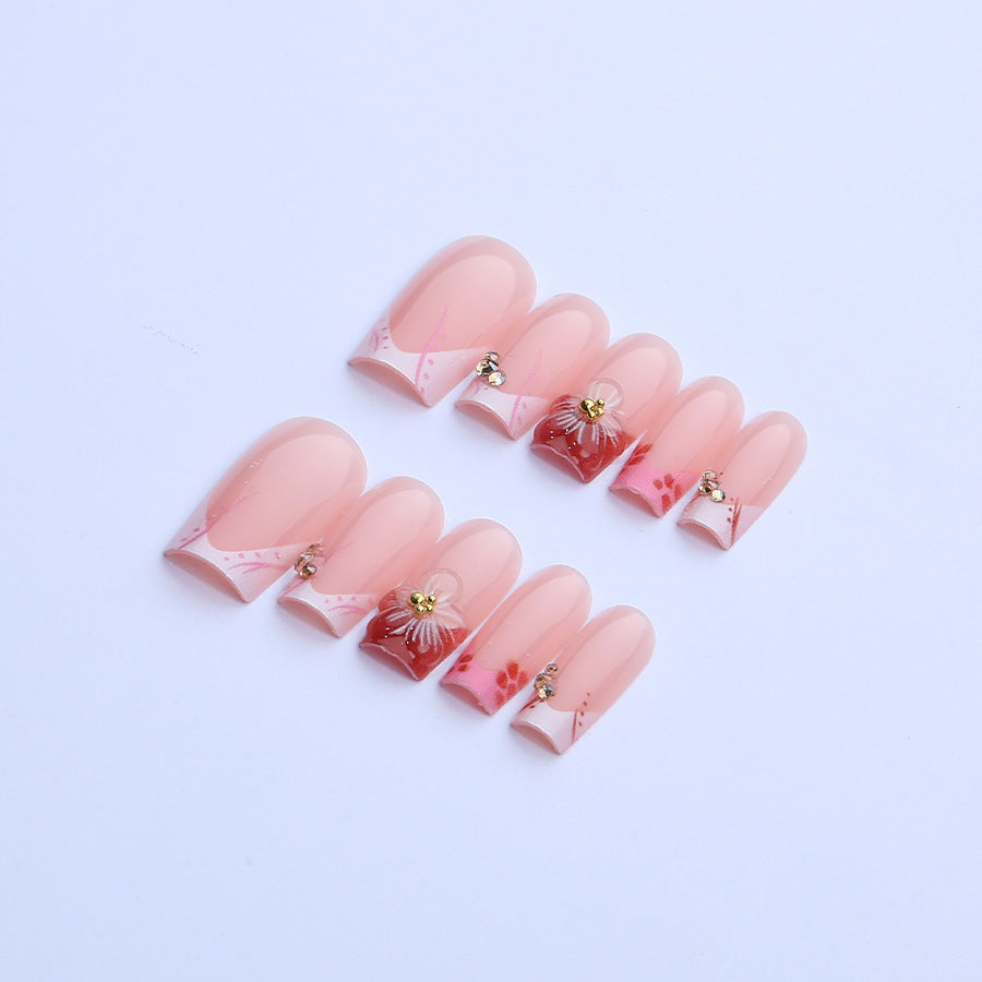 Decorative Floral Press-On Nail Art Kit Stornfield