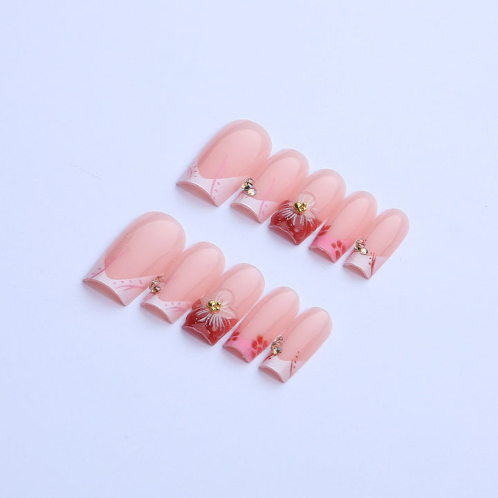 Decorative Floral Press-On Nail Art Kit Stornfield