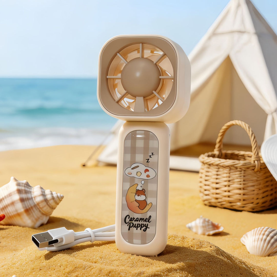 Women Portable Handheld Fan in Playful Panda Design Stornfield