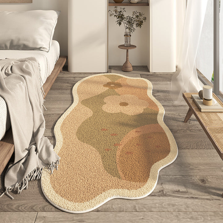 Plush Textured Abstract Area Rug