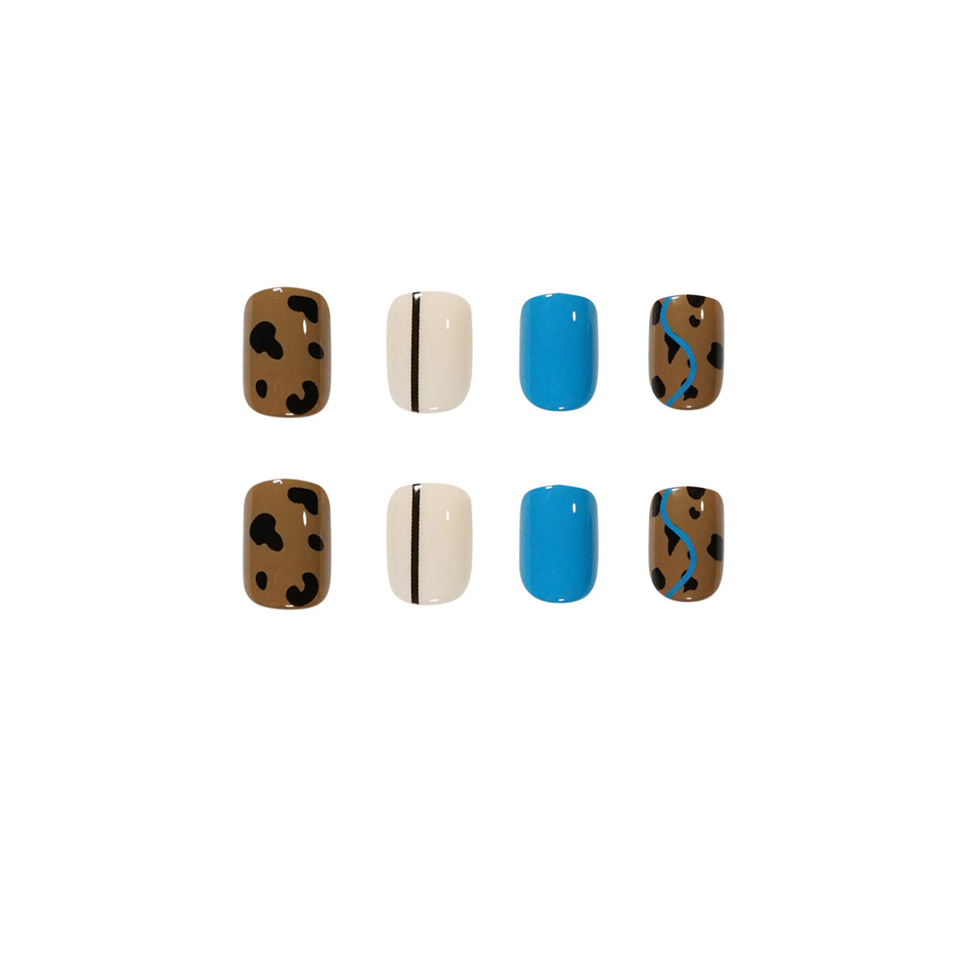 Creative Nail Art with Playful Patterns Stornfield