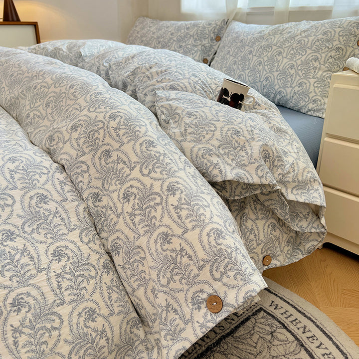 Floral Patterned Duvet Cover Set