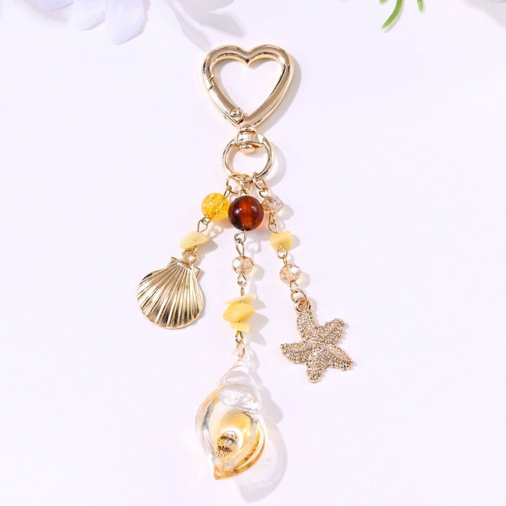 Keychain with Sparkling Sun Motif Stornfield