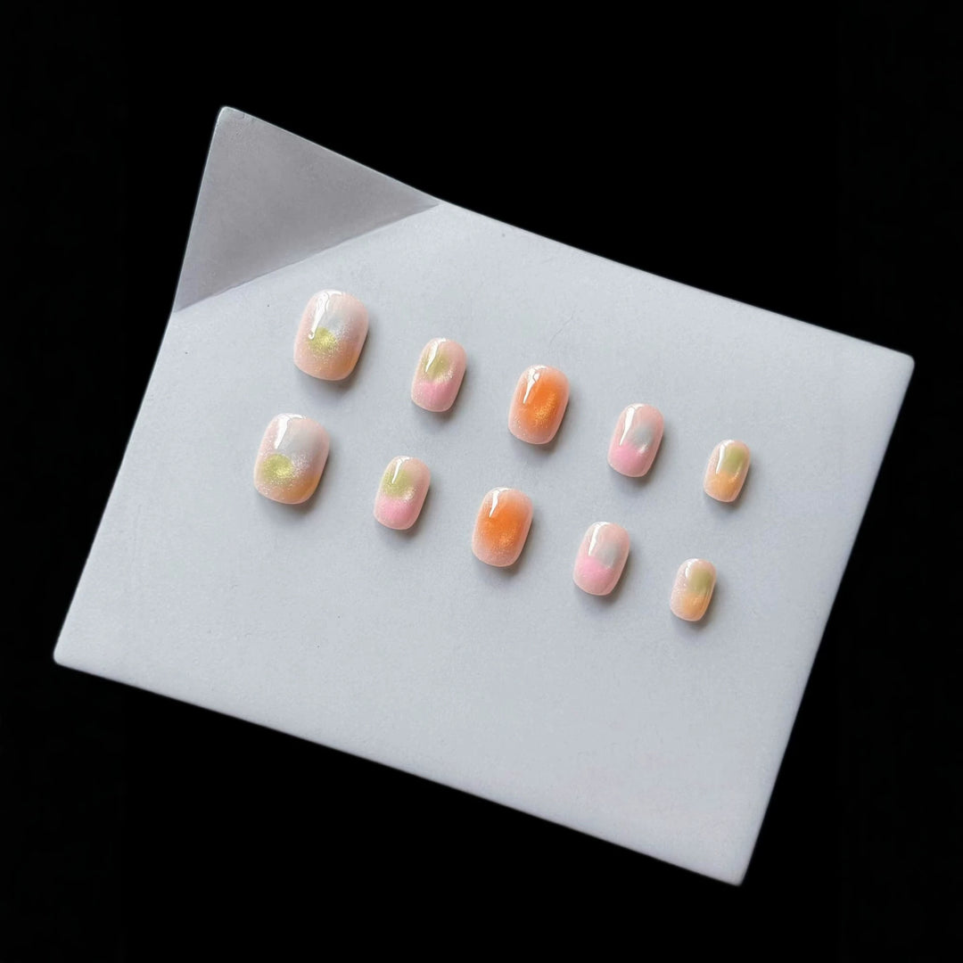Ombre Press-On Nail Set with Gradient Finish