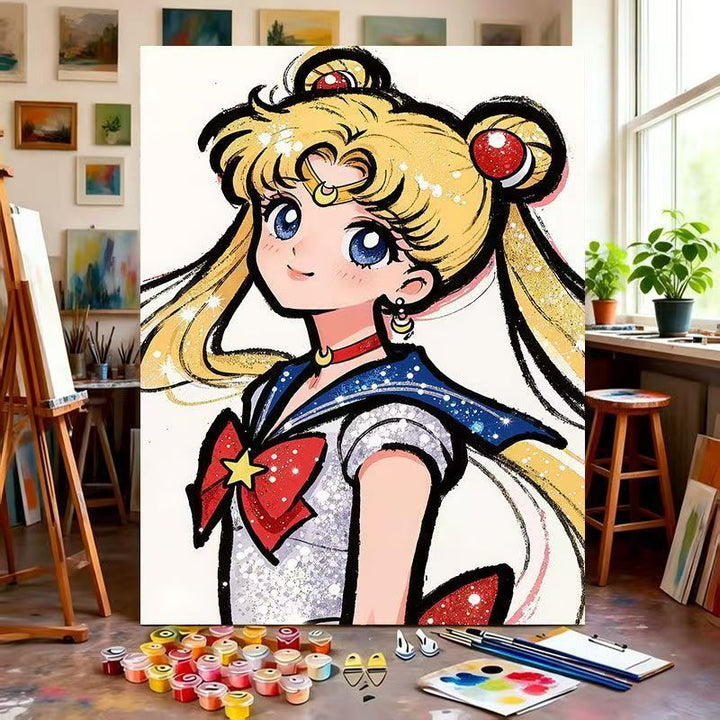 Illustrated Character Canvas Art Print Stornfield